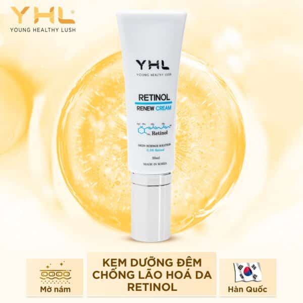 Kem dưỡng đêm chống lão hóa da Retinol YHL