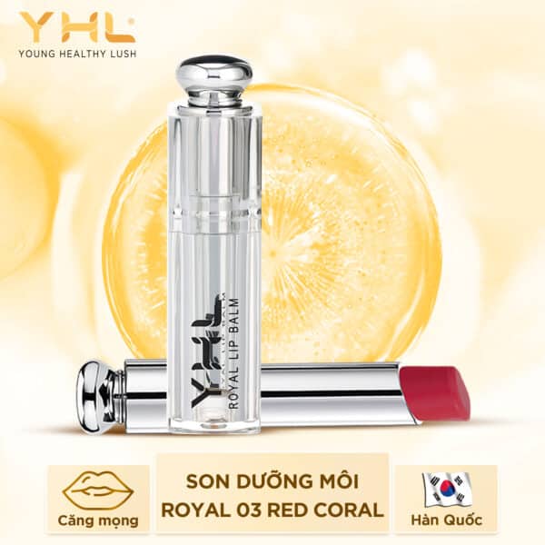 Son dưỡng môi Royal YHL – 03 Red Coral