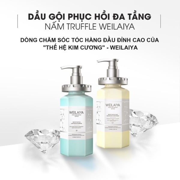 Weilaiya Perfume sale Repair Series White Truffle Shampoo & Conditioner