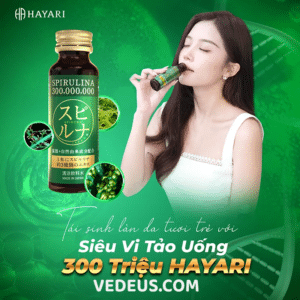 Siêu vi tảo uống 300 triệu Hayari - Vedeus